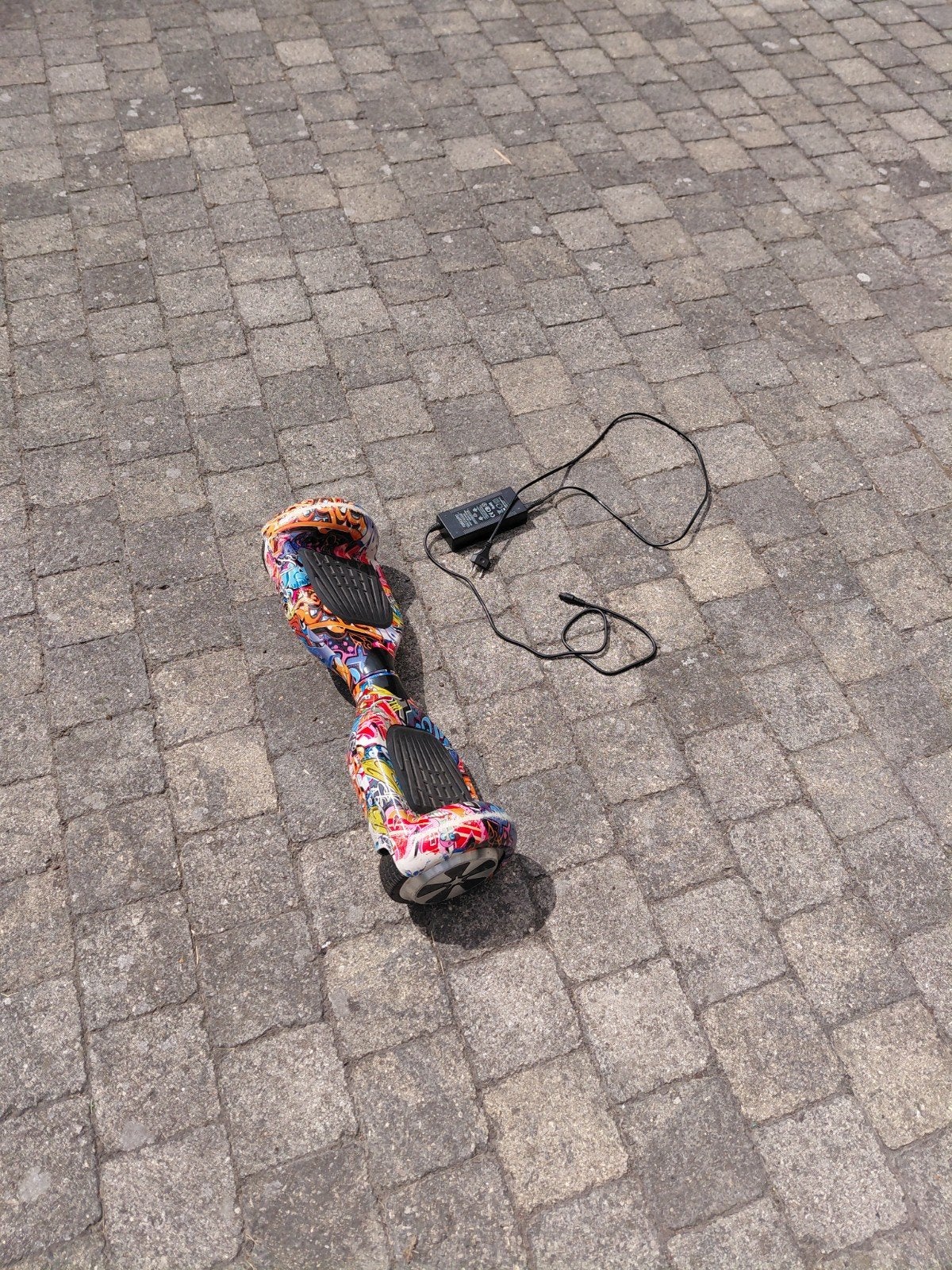Hoverbord+ oplader, Ophalen, Gebruikt