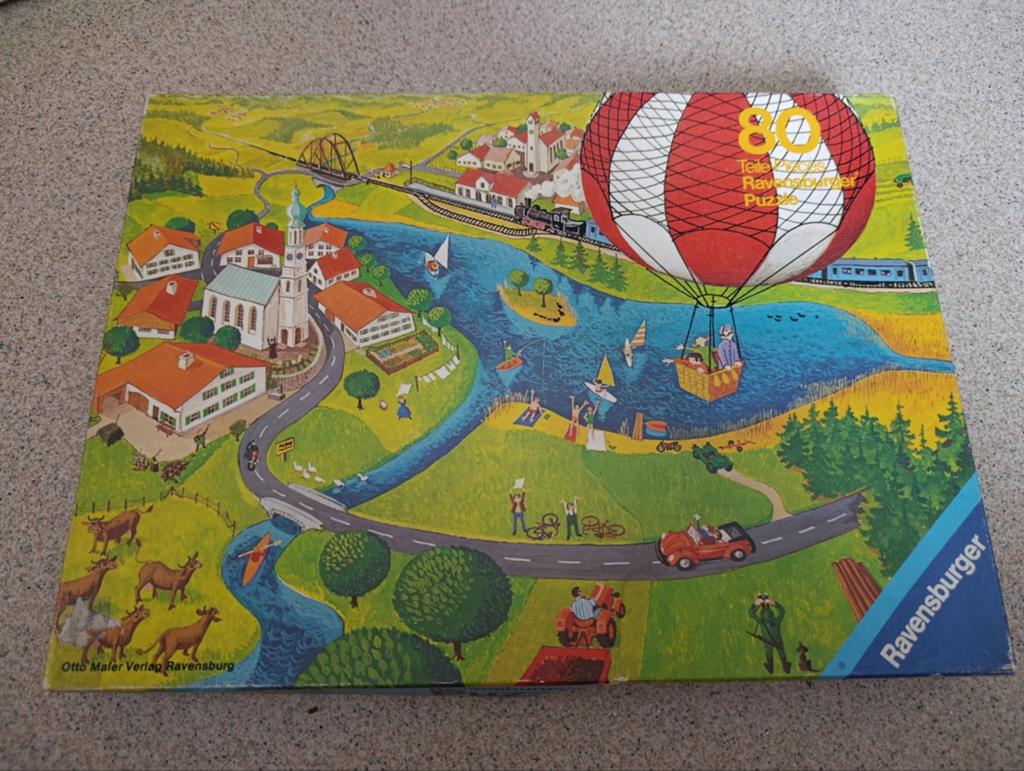 Vintage Ravensburger puzzel luchtballon 1978 – Otto Maier –, Ophalen
