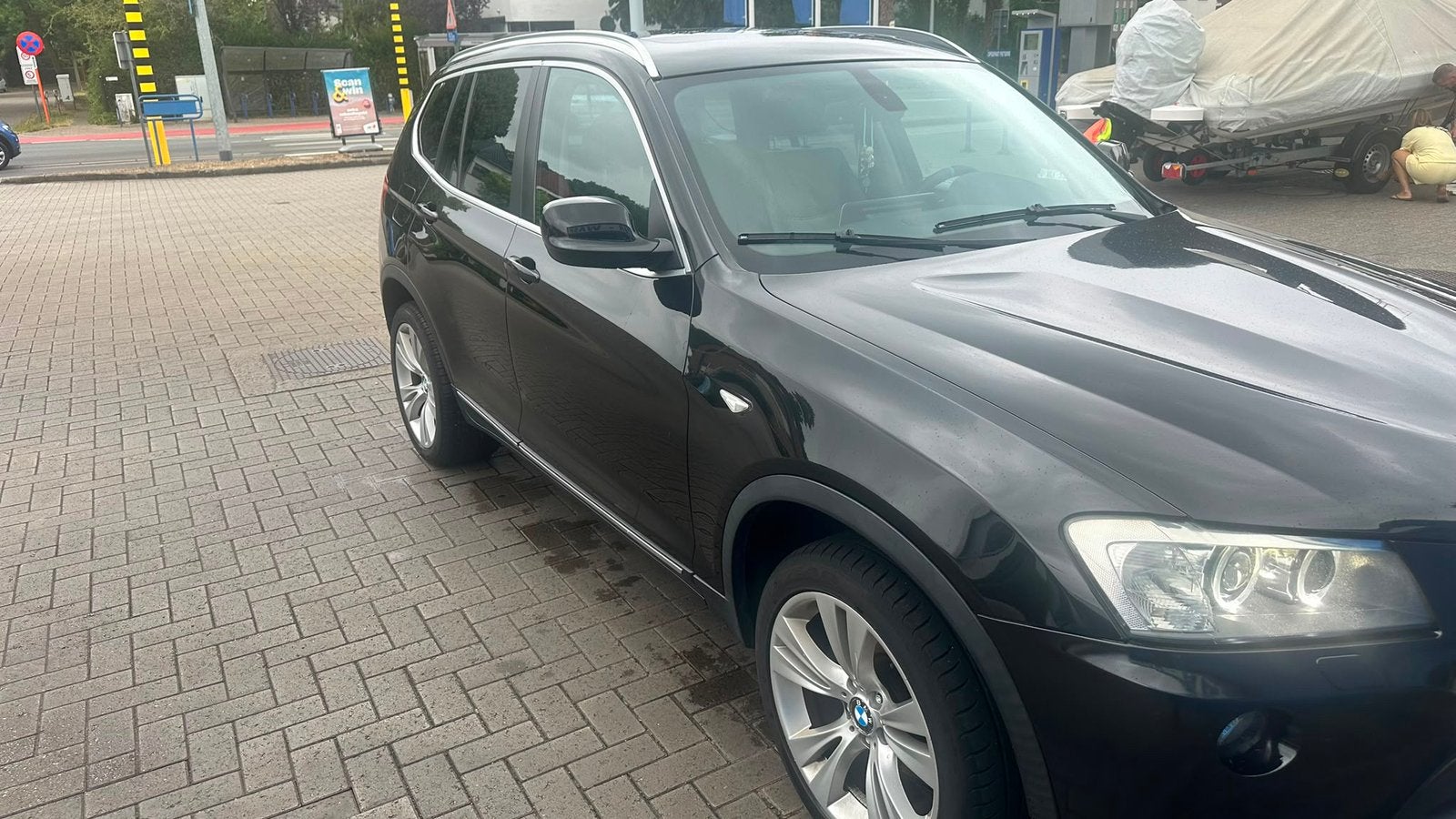 BMW X3 3L benzine, Auto's, Automaat, Euro 5, Achterwielaandrijving, Zwart