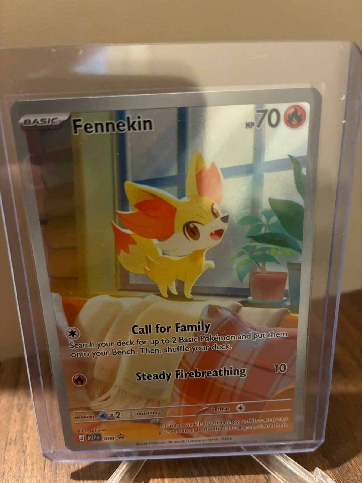 Pokémon fennekin promo, Enlèvement ou Envoi, Comme neuf, Booster