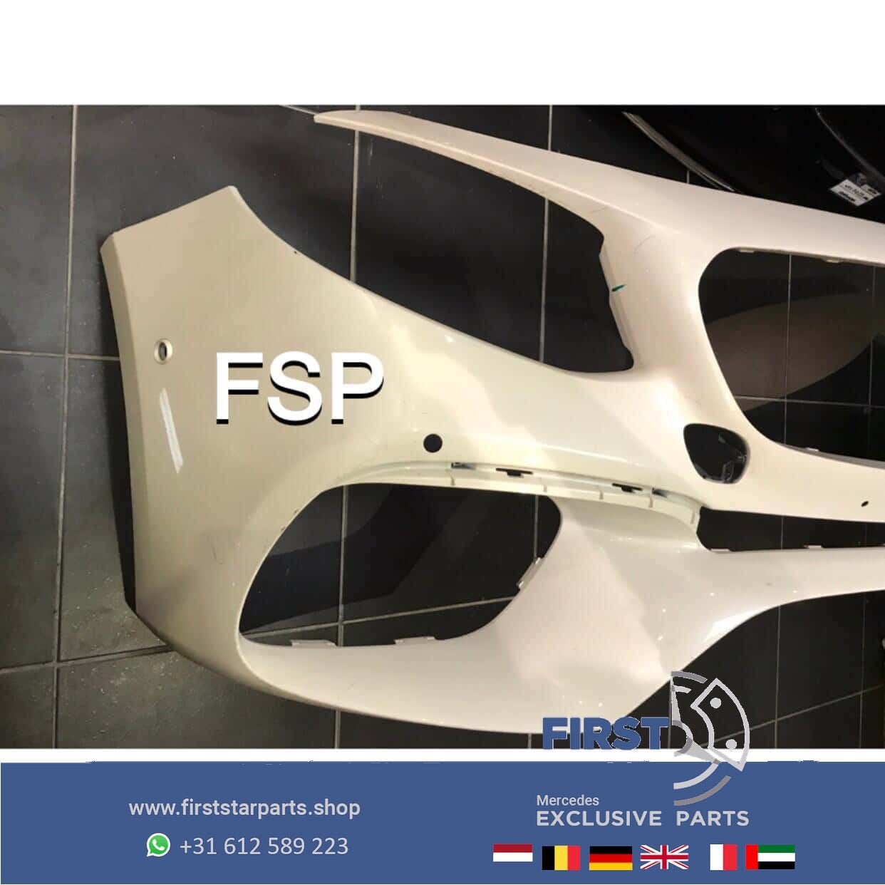 W213 E63 AMG VOORBUMPER Mercedes E Klasse WIT 63 2016-2020 O, Auto-onderdelen, Gebruikt, -, Voor, Ophalen of Verzenden