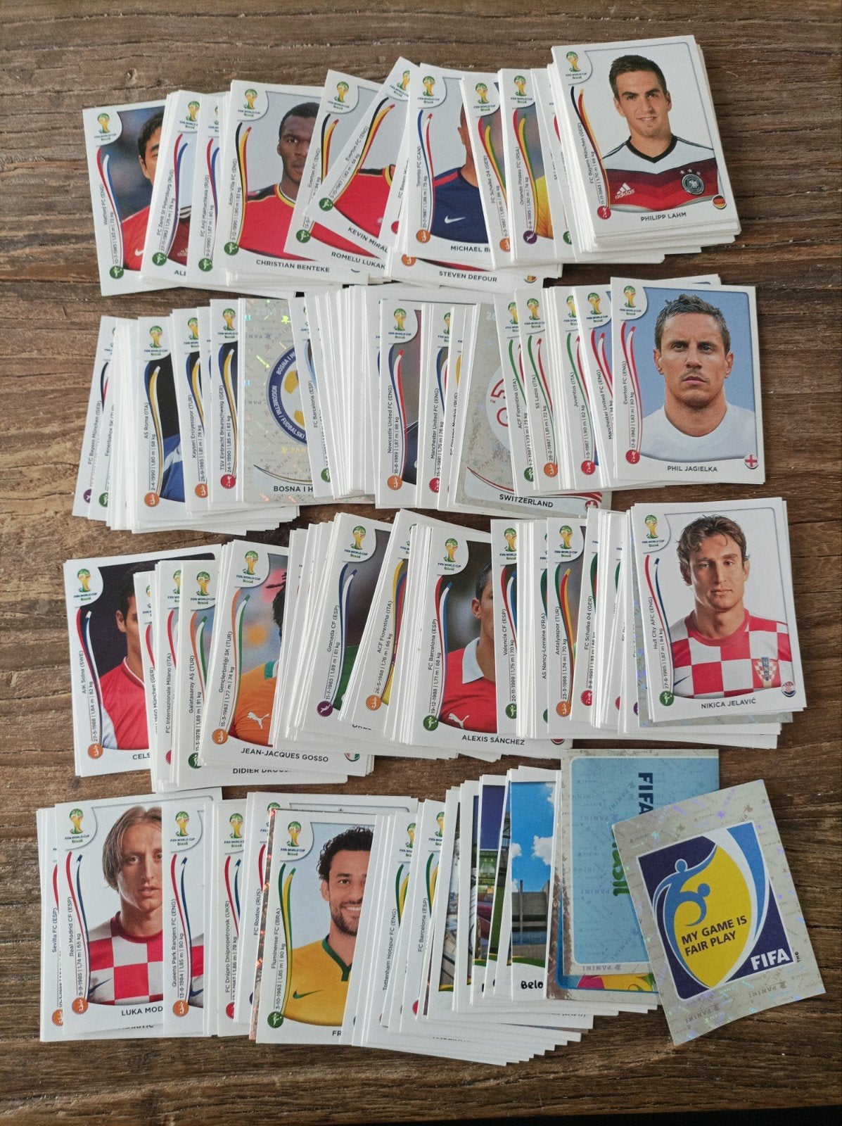 Panini FIFA world cup Brasil 2014 , 370 verschillende, Hobby en Vrije tijd, Ophalen of Verzenden