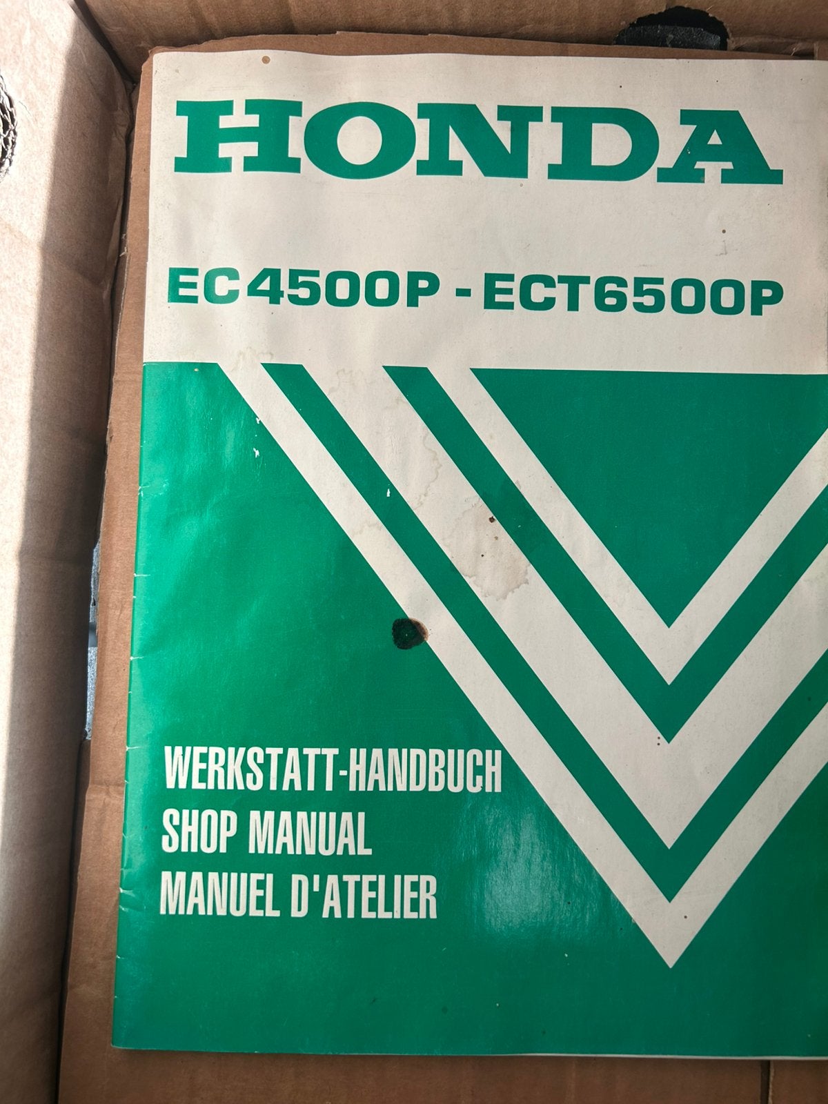 Honda Shop Manuals voor generatoren, Ophalen of Verzenden, Honda
