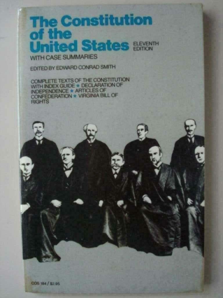 16. The Constitution of the United States Edward Conrad Smit, 17e et 18e siècles, Edward Conrad Smith, Utilisé, Envoi