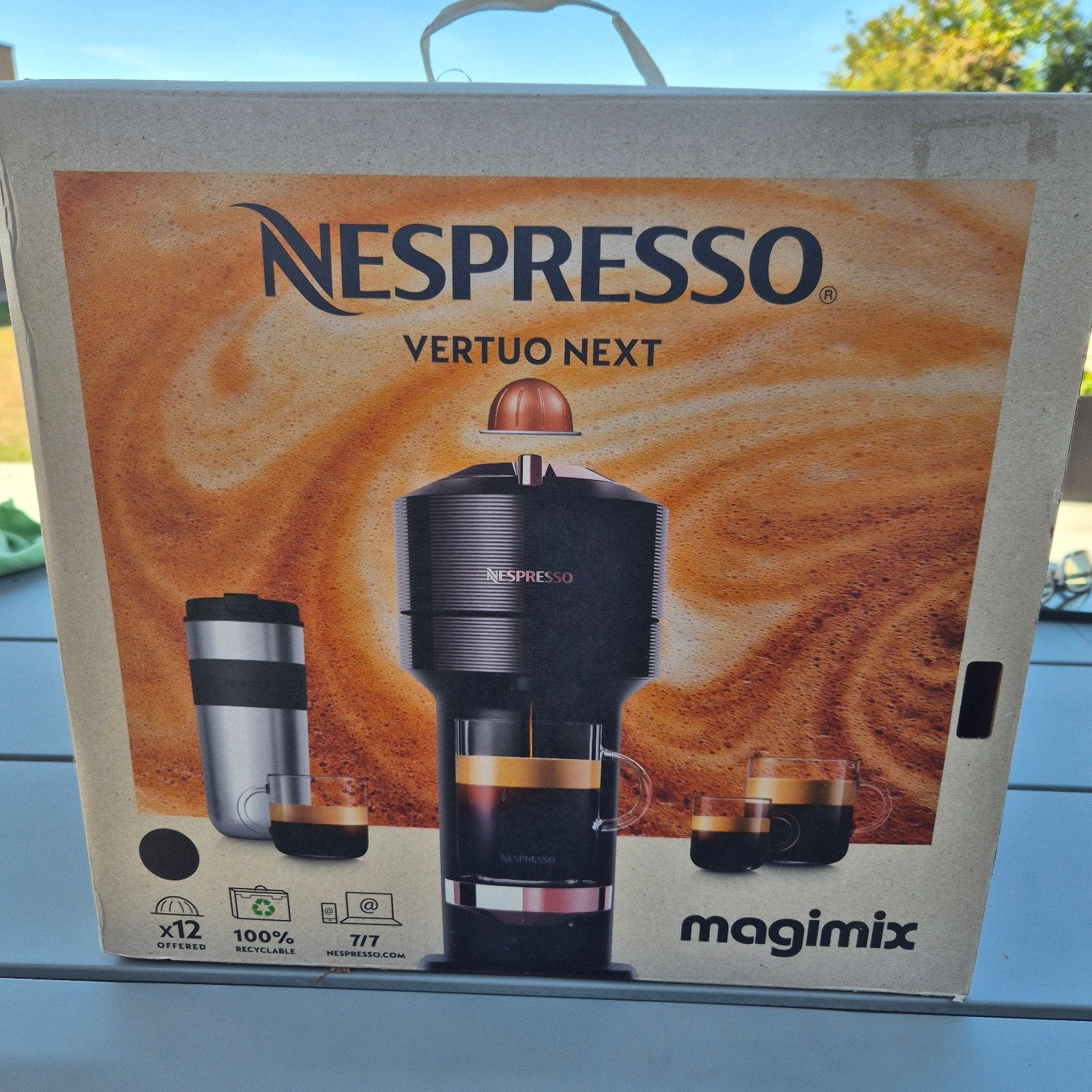 nespresso vertuo next, Ophalen