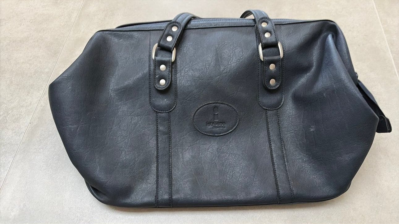 Grand sac 50 cm sur 35 cm bleu foncé, Motos, Enlèvement ou Envoi, Comme neuf