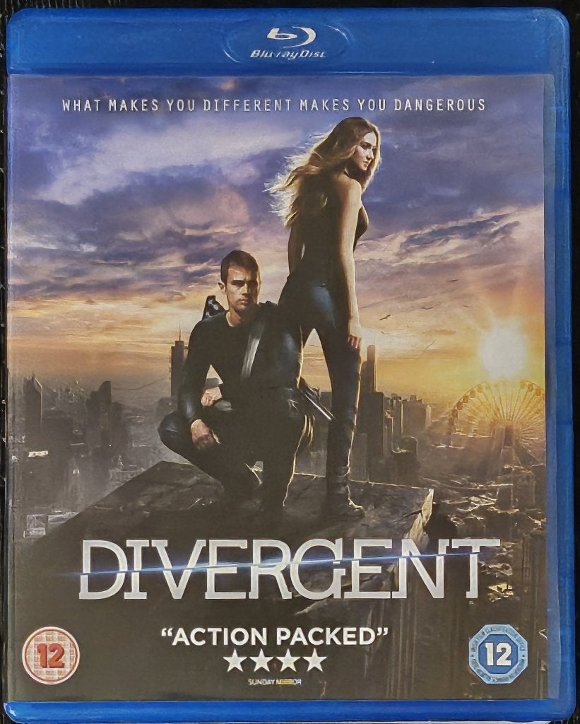 Divergent (2014) Blu Ray, Engels, Film, Actie, Engels