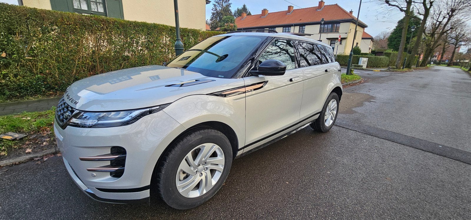 Evoque R-Dynamic diesel, Auto's, Land Rover, Zwart, Zwart, Leder, Particulier
