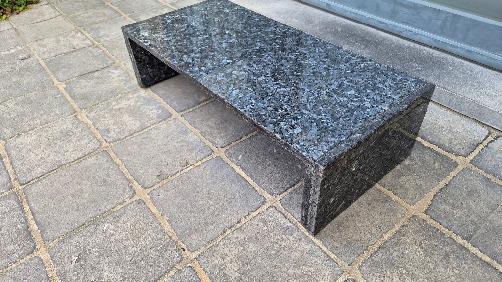 sokkel in zeldzame Blue Pearl graniet, Ophalen, Gebruikt, Blauw, Overige stijlen