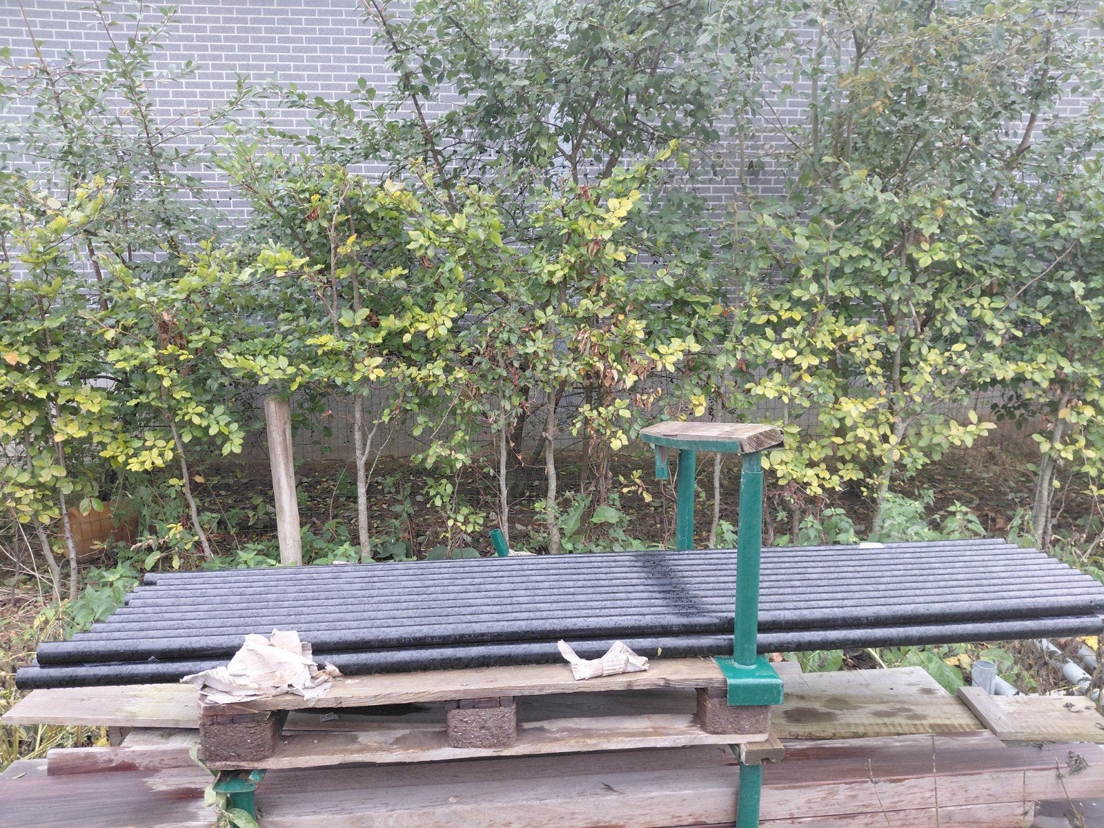 afsluitingsbuizen, Jardin & Terrasse, Enlèvement