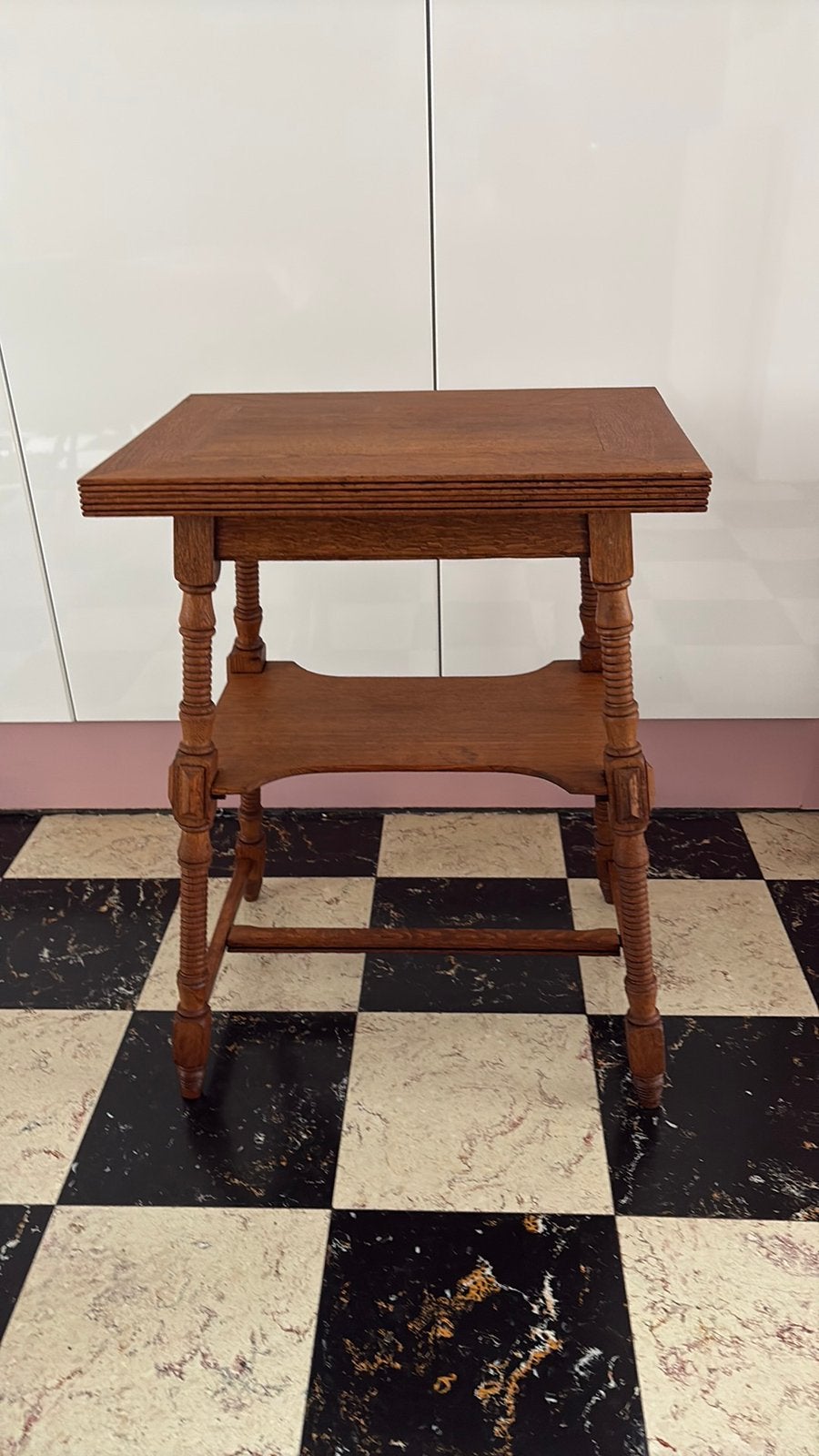 Très belle table de jeux, Antiquités & Art, Antiquités | Meubles | Tables, Enlèvement