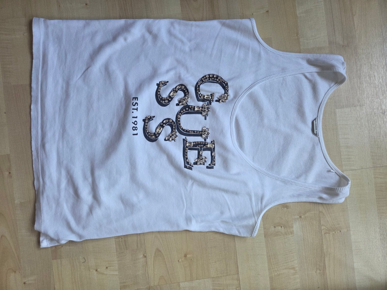 Mooie wit topje Guess maat large dames, Kleding | Dames, Topjes, Guess, Wit, Maat 42/44 (L), Nieuw