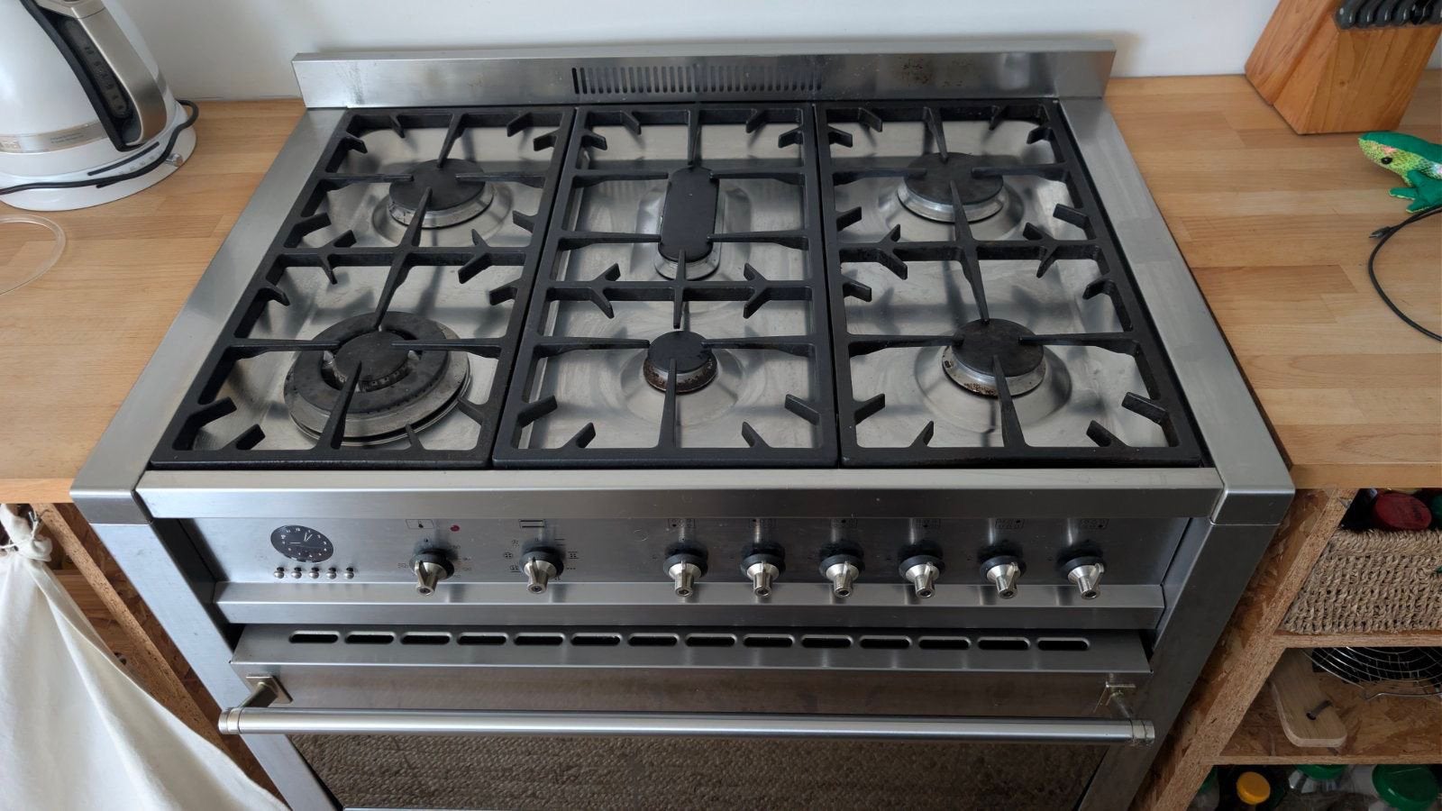Gasfornuis SMEG 90cm, Electroménager, Cuisinières, Gaz, Enlèvement, Utilisé, Gril