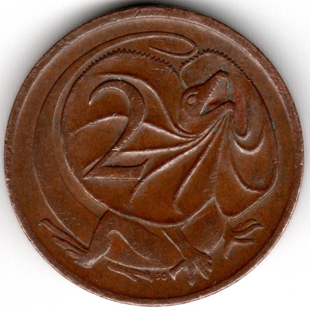 Australie : 2 cents 1974 Canberra KM #63 Ref 15935, Enlèvement ou Envoi, Monnaie en vrac