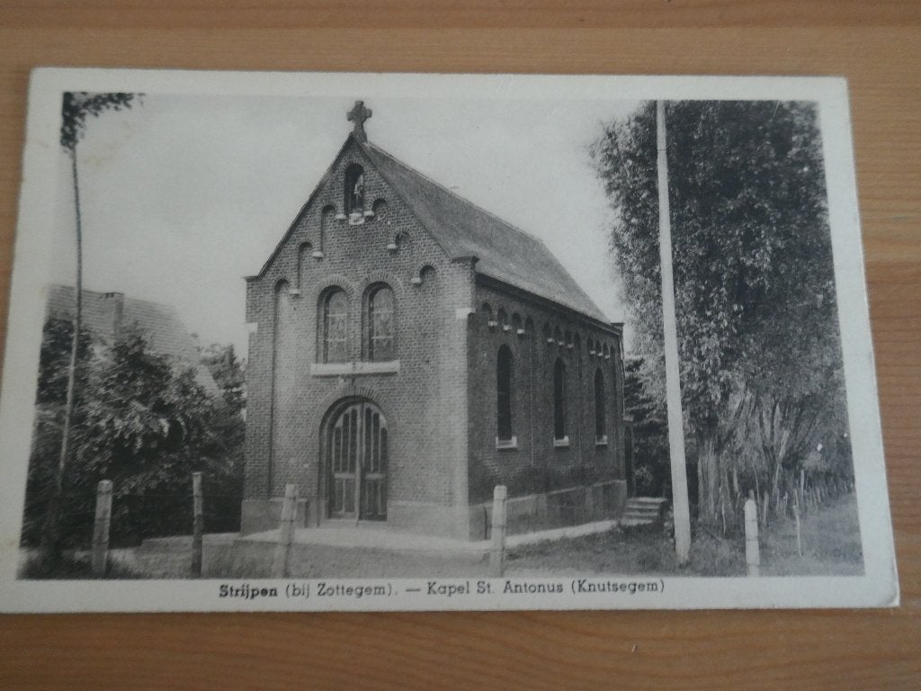 zottegem strijpen kapel st antonius -knutsegem, Ophalen of Verzenden, Ongelopen, Oost-Vlaanderen