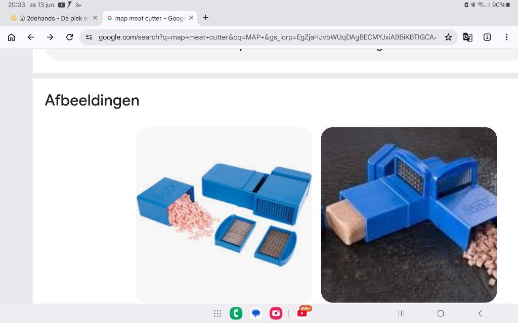 MAP Meat cutter GEZOCHT, Enlèvement, Autres types