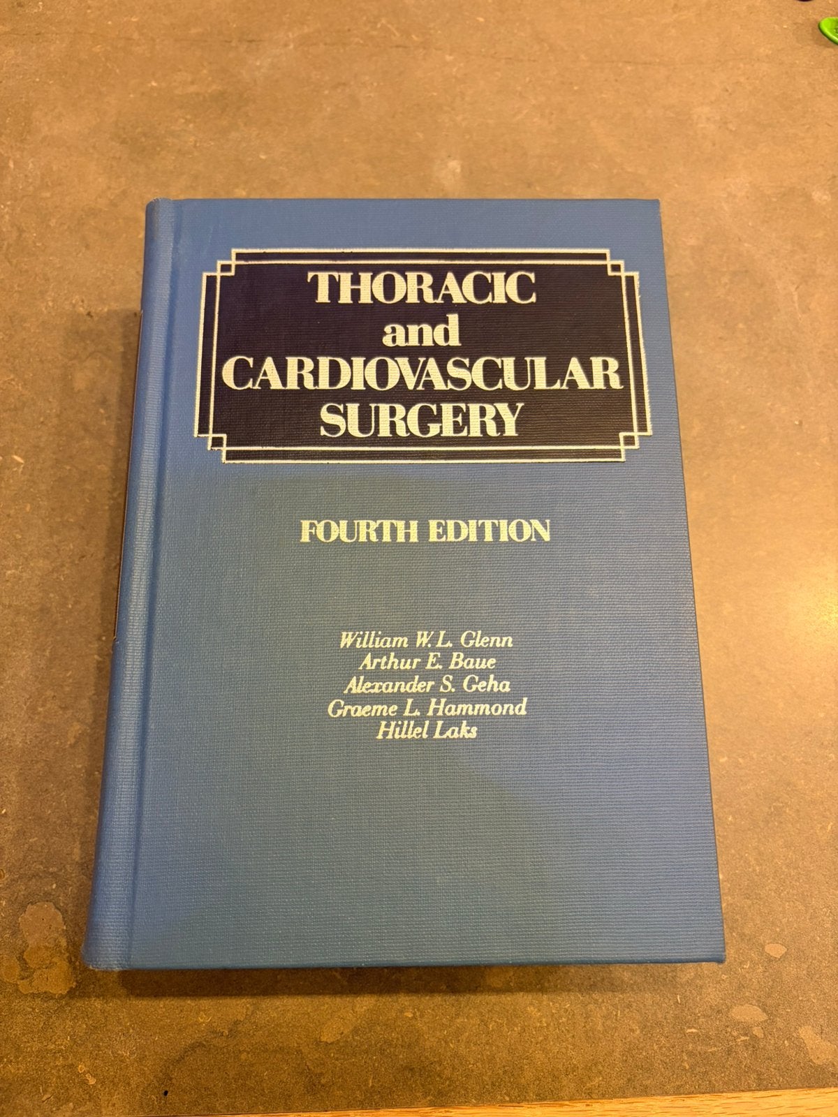 Boek Thoracic and Cardiovascular Surgery Fourth Edition, Enlèvement ou Envoi, Comme neuf, Autres niveaux
