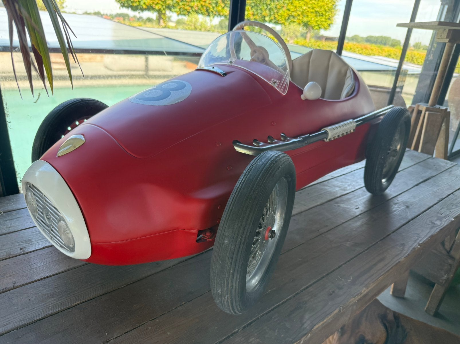 2 Giordani Ferrari Indianapolis rouge et jaune, Enlèvement