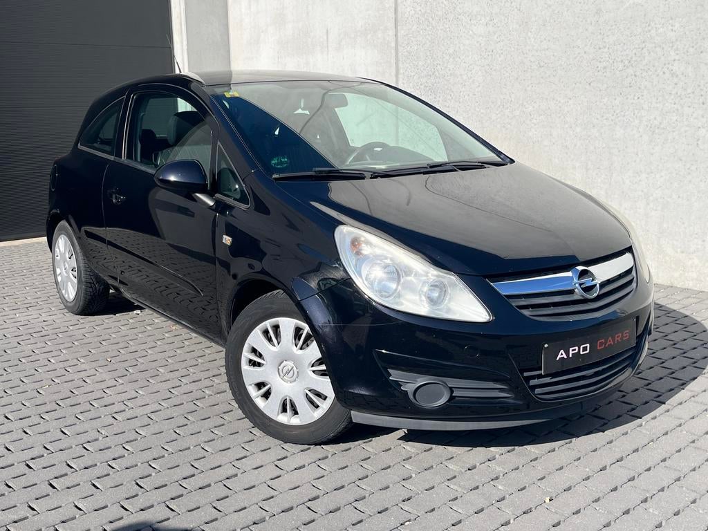 Opel Corsa 1.2i 2006 89.000km, Auto's, Voorwielaandrijving, Stof, Zwart, 4 cilinders