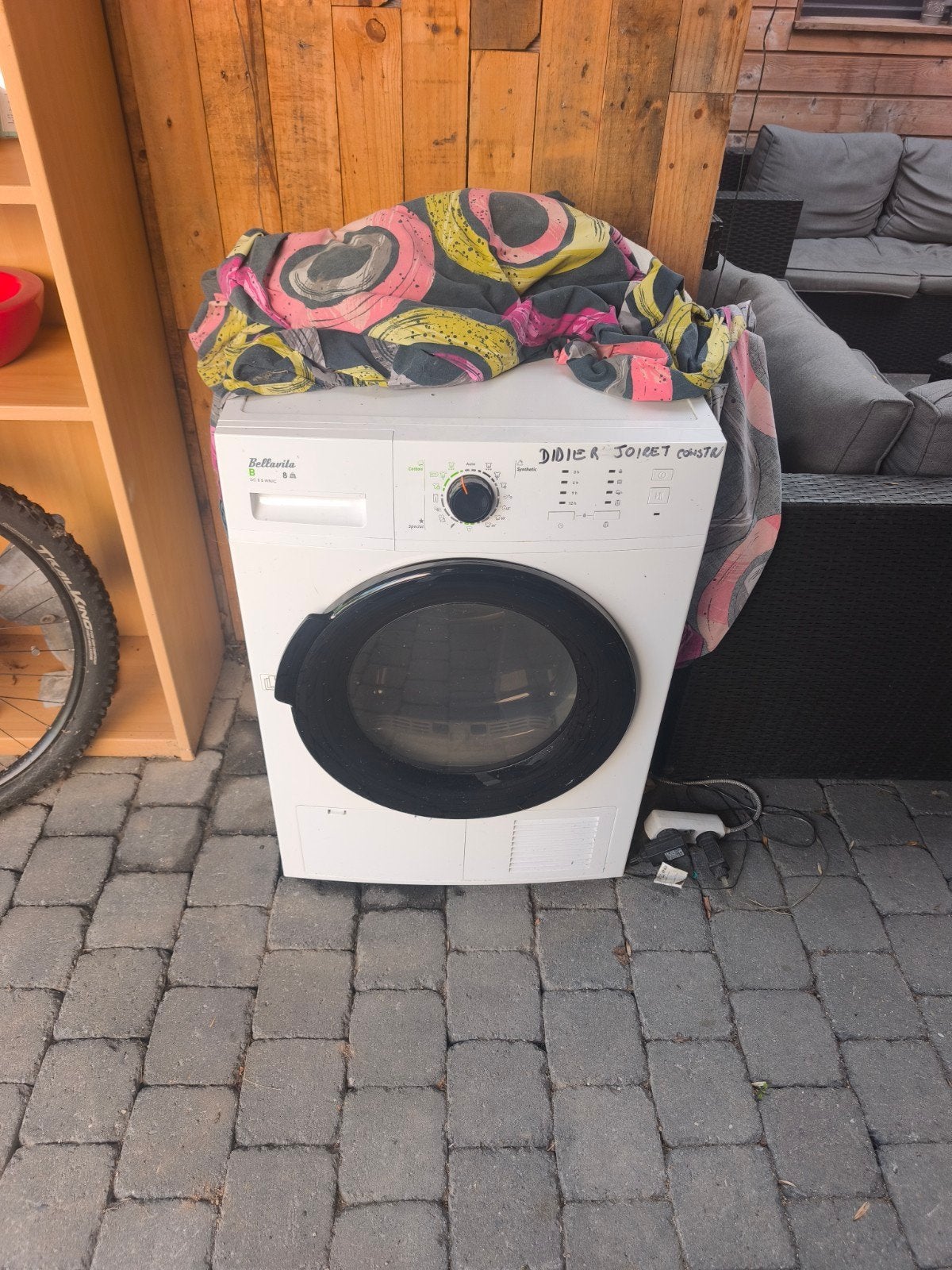 sèche linge bellavita 8 kg, Electroménager, 8 à 10 kg, Enlèvement