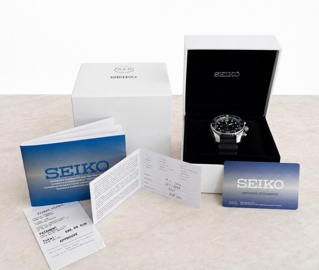 Seiko Prospex Solar Diver Chronograph – Full Set, Ophalen of Verzenden, Seiko