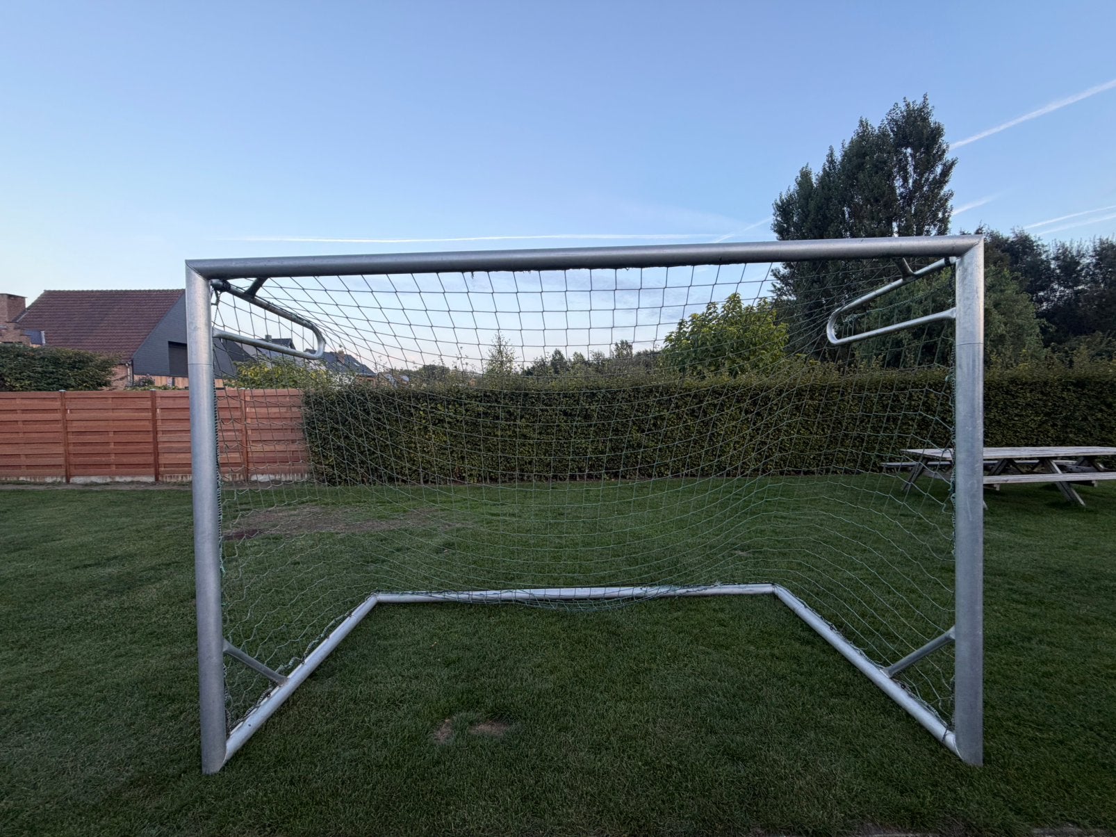 Voetbal doel 300x200 aluminium, Sport en Fitness, Ophalen, Zo goed als nieuw