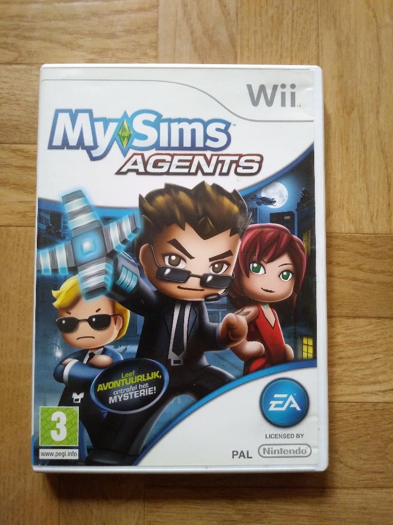 My Sims Agents spel voor Wii of Wii U, Games en Spelcomputers, Avontuur en Actie, 1 speler, Ophalen of Verzenden, Zo goed als nieuw