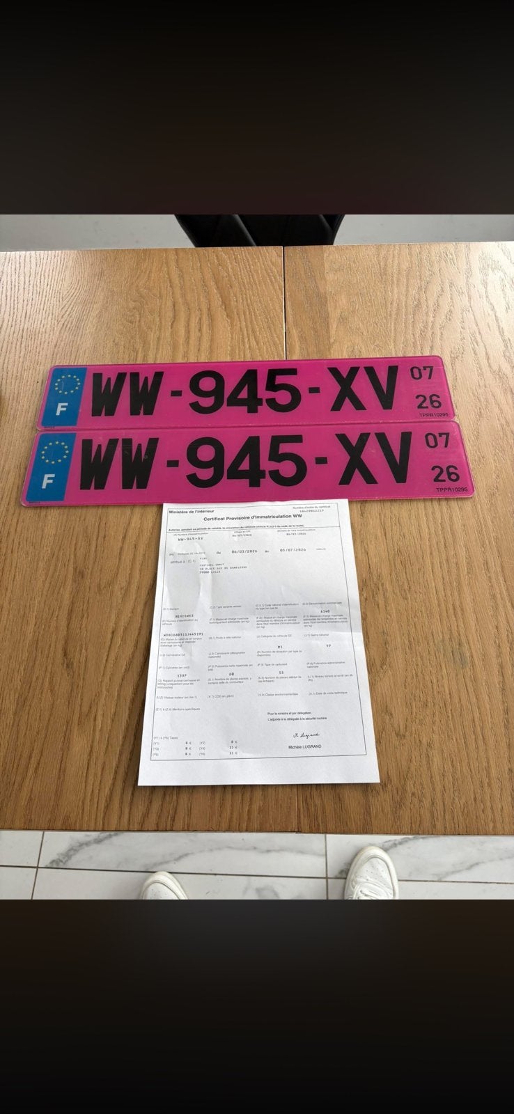 ww  francaise valable 4 mois, Autos, Entreprise, LPG, Euro 1, Série 5