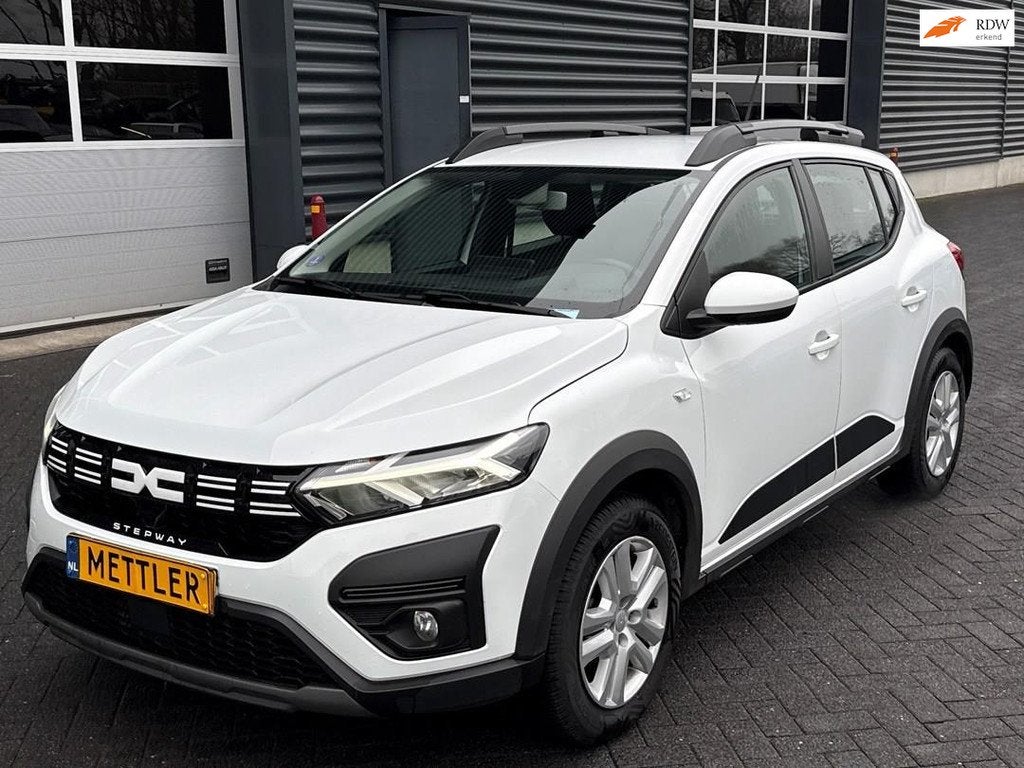 Dacia Sandero Stepway 1.0 TCe 90 Expression, navigatie, trek, Auto's, Dacia, Bedrijf, Te koop, Sandero Stepway, ABS, Airbags, Airconditioning