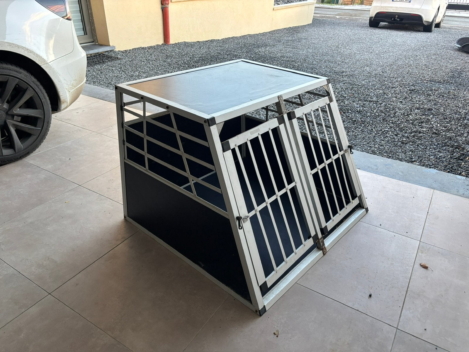 Cage pour chien rigide XXL, Animaux & Accessoires, Enlèvement, Comme neuf