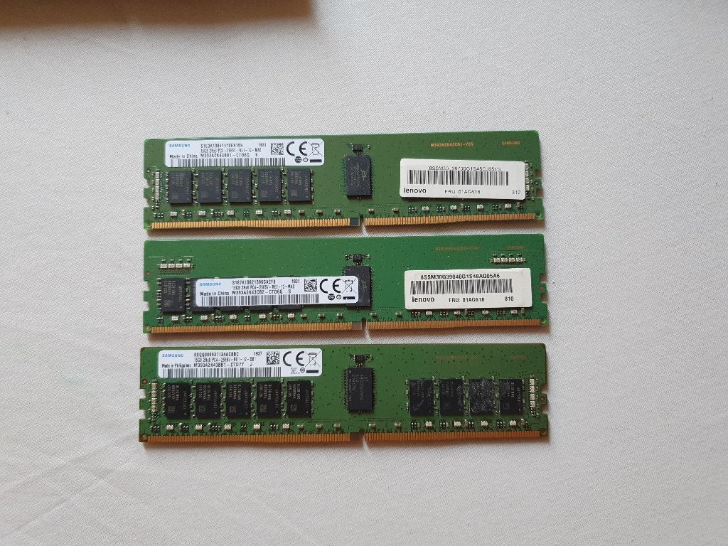 48Gb DDR4 ECC Samsung 16Gb x 3 Server RAM, Informatique & Logiciels, Mémoire RAM, Enlèvement ou Envoi, DDR4, Serveur, Utilisé