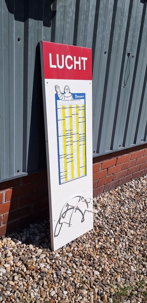 Michelin banden reclamebord uit de werkplaats., Collections, Marques & Objets publicitaires, Utilisé, Autres types, Enlèvement