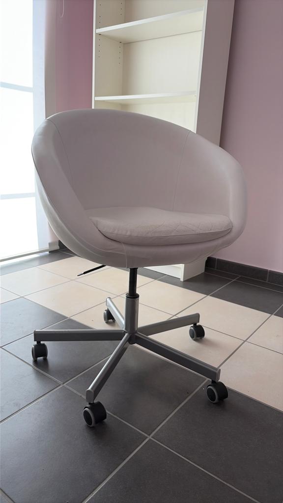 Chaise de bureau, Enlèvement, Utilisé, Blanc, Chaise de bureau