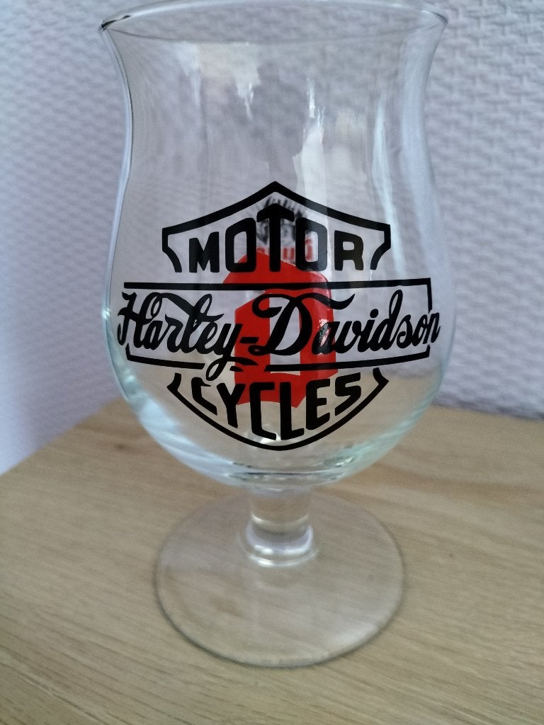Duvelglas Harley Davidson, Ophalen of Verzenden, Nieuw, Glas of Glazen, Duvel