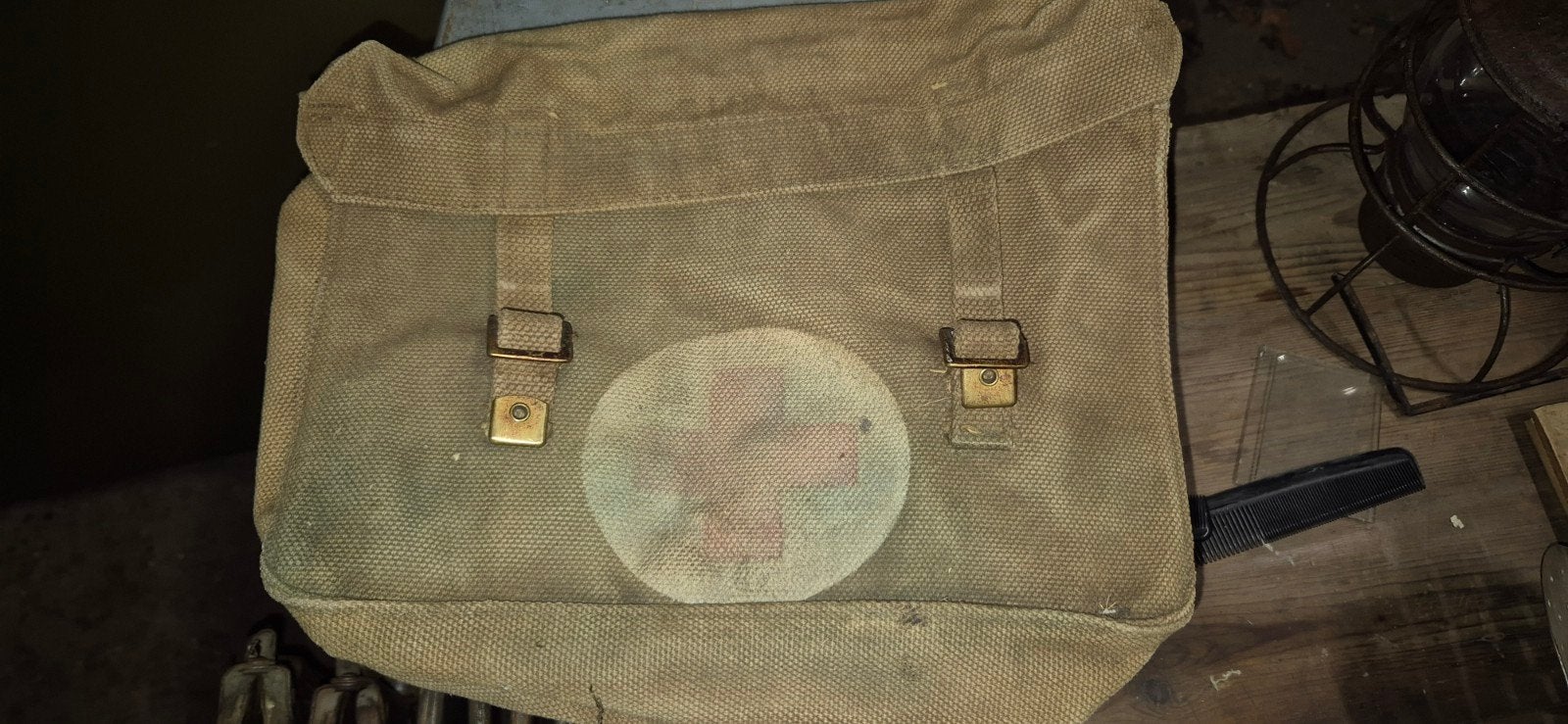 British Shell Dressing bag WW2, Ophalen of Verzenden, Landmacht, Overige typen