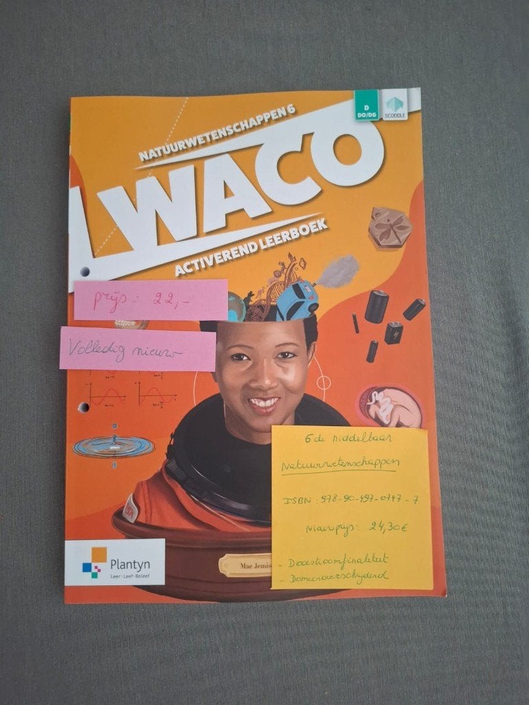 Waco natuurwetenschappen NIEUW 6de middelbaar, Boeken, Overige vakken, ASO, Plantyn, Nieuw