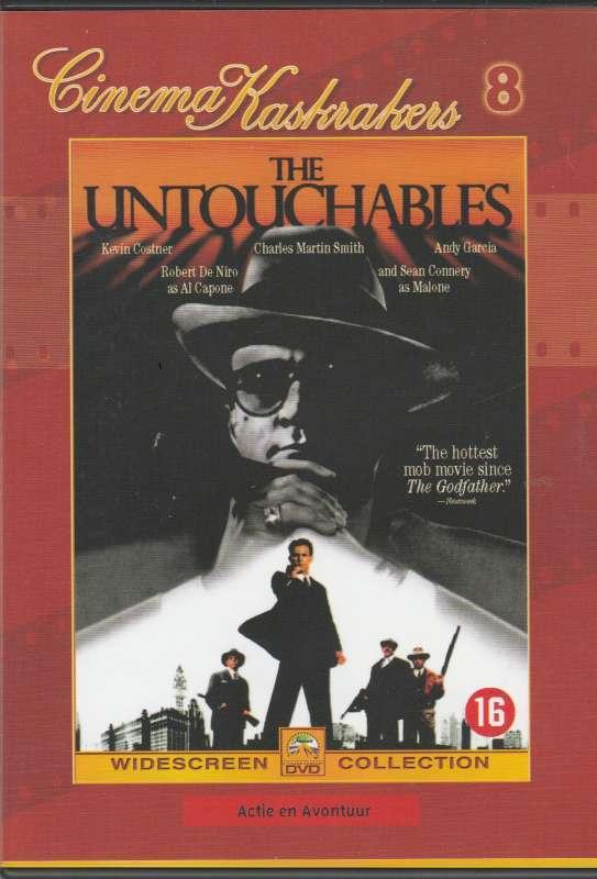DVD Cinema kaskrakers The untouchables – Kevin Costner, Vanaf 16 jaar, Ophalen of Verzenden, Zo goed als nieuw, Maffia en Misdaad