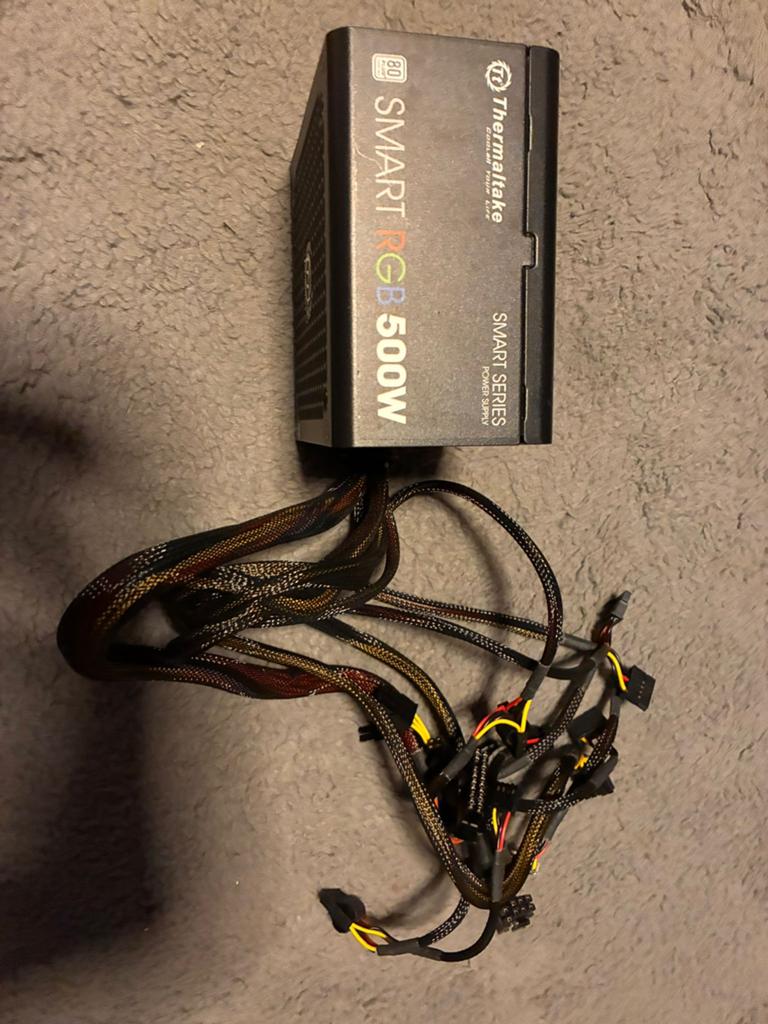 Thermaltake allimentation smart rgb 500 watt, Enlèvement