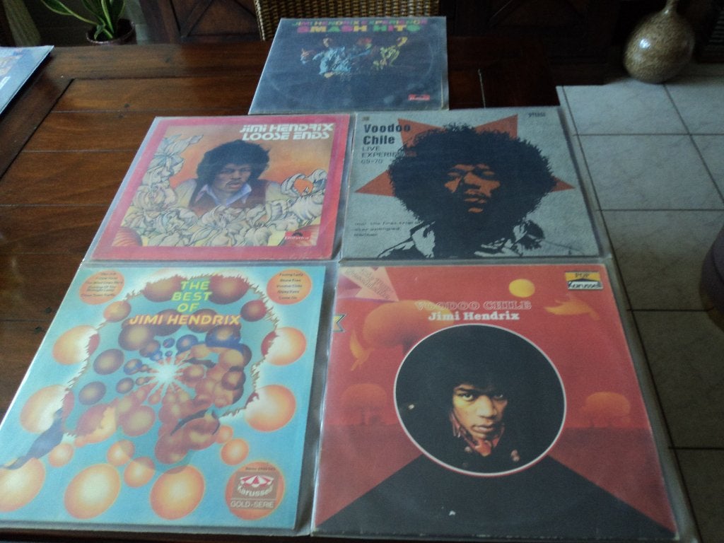 Jimi Hendrix, lot de 5 LP., 12 pouces, Progressif, Enlèvement ou Envoi, 1970 - 1979