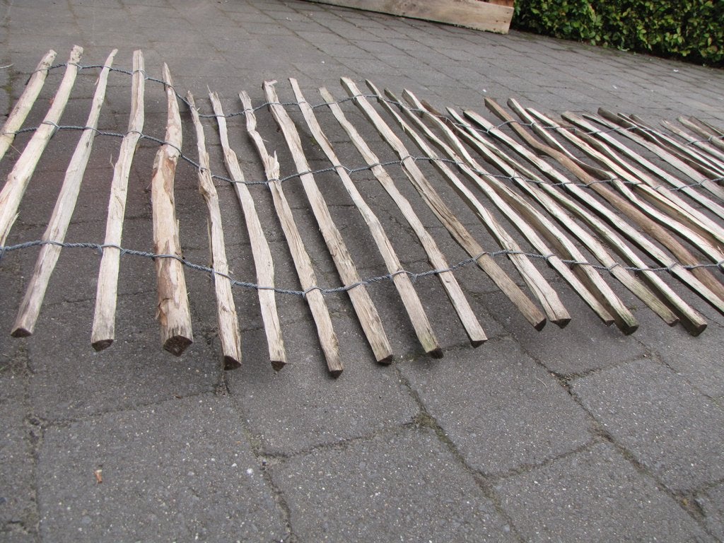 kastanje hek, Tuin en Terras, Ophalen, Gebruikt, Hout, Spijlenhekwerk