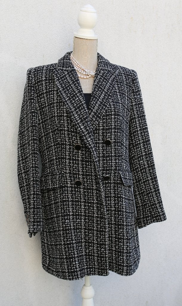 Zara XL lange blazer/jas, Kleding | Dames, Zwart, Maat 42/44 (L), Ophalen of Verzenden, Zo goed als nieuw