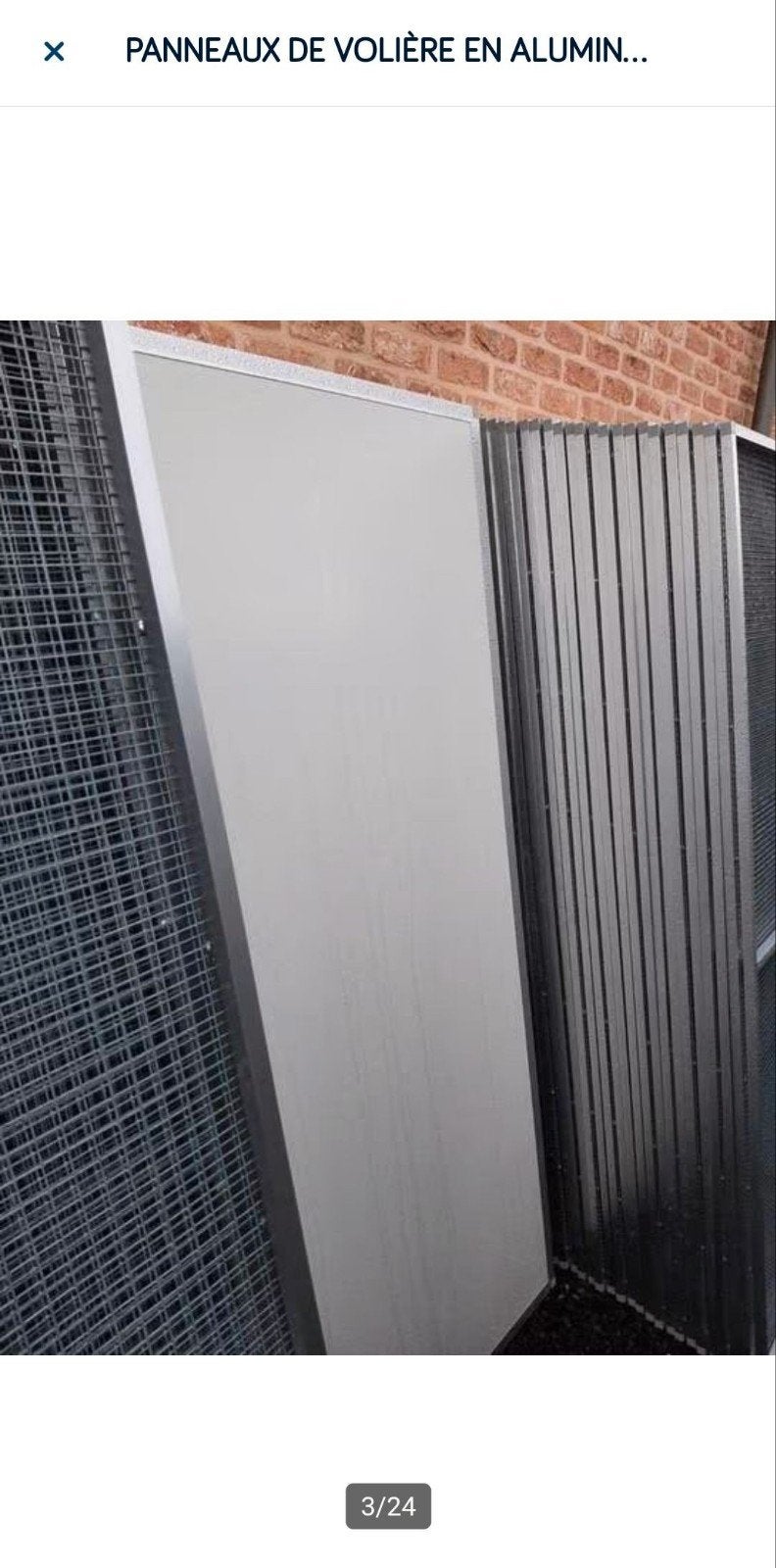 ALUMINIUM STANDAARDPANELEN VOOR  . . . ( NIEUW ), Ophalen, Nieuw, Aluminium