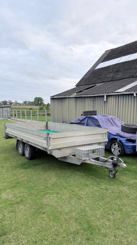 Geremde aanhangwagen 2600Kg, Ophalen, Zo goed als nieuw