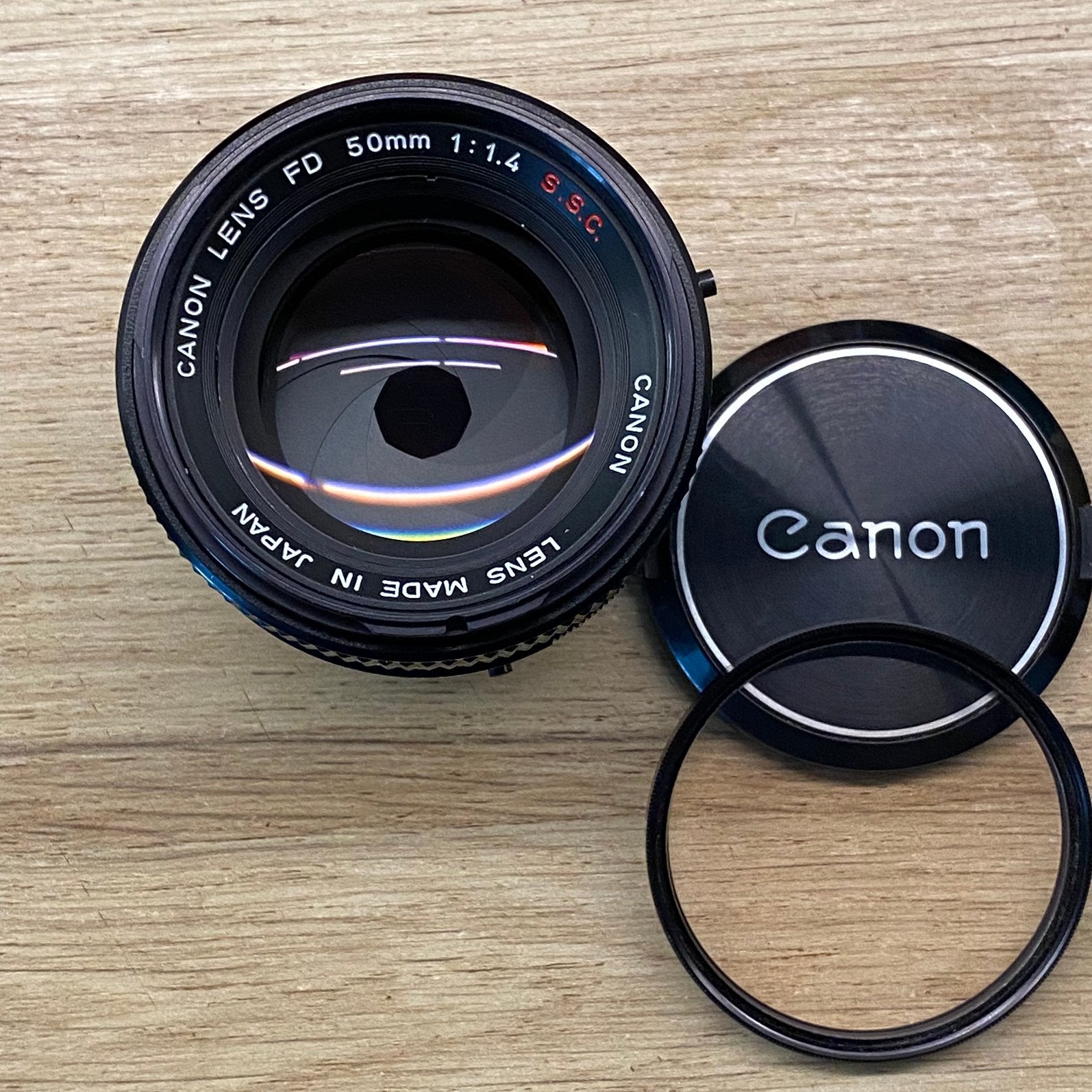 Canon FD SSC 50mm f1.4 *comme neuf, TV, Hi-fi & Vidéo, Appareils photo analogiques, Enlèvement ou Envoi, Comme neuf, Reflex miroir