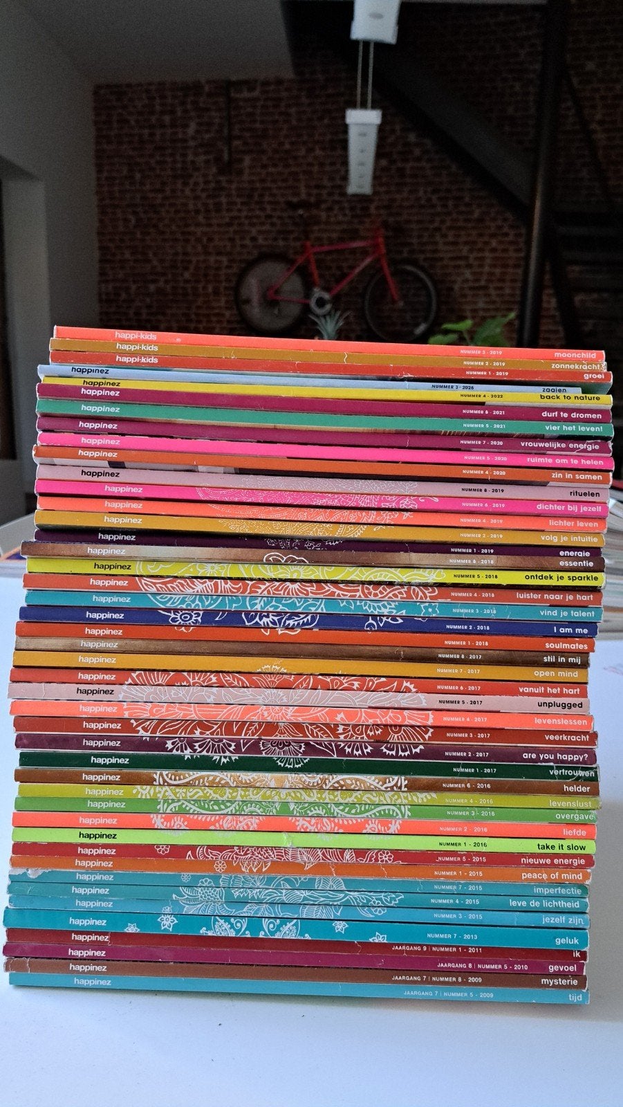 41 happinez en 3 happi-kids magazines, Ophalen