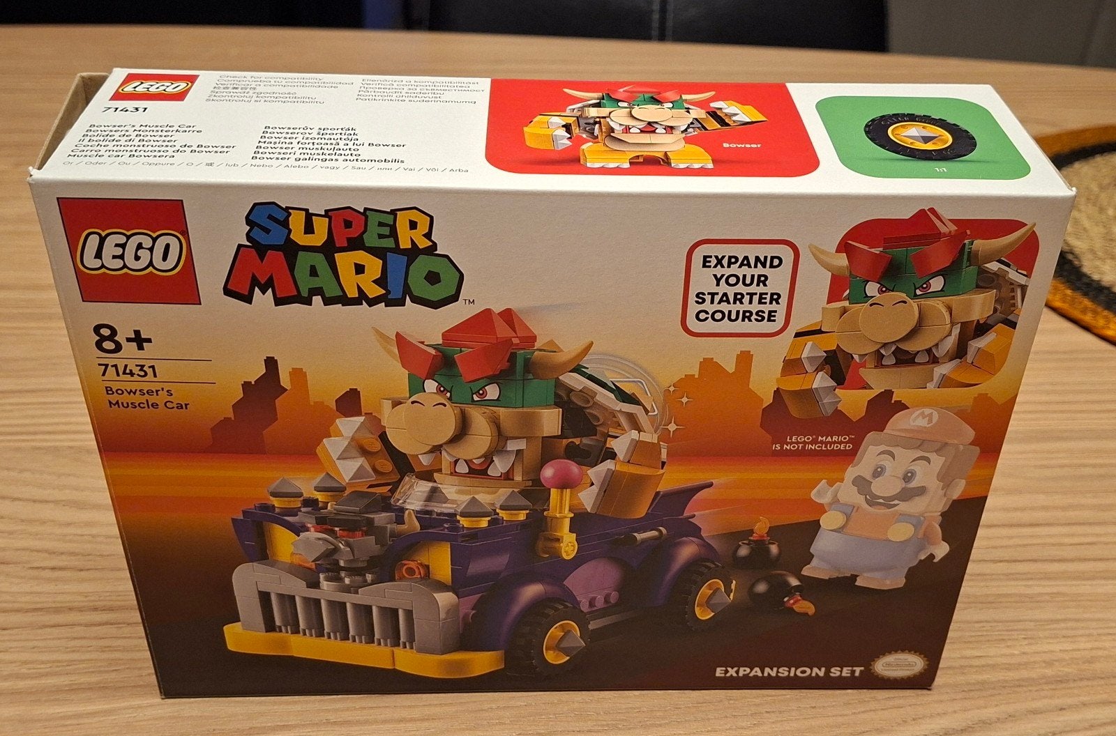 LEGO - Super Mario (Browser's Muscle Car) 71431, Lego, Ensemble complet, Comme neuf, Boîte incluse