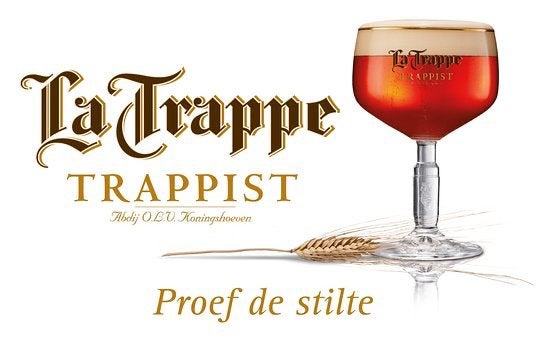 Panneau rétro en métal mancave La Trappe Trappist, Collections, Enlèvement ou Envoi, Neuf, Panneau, Plaque ou Plaquette publicitaire