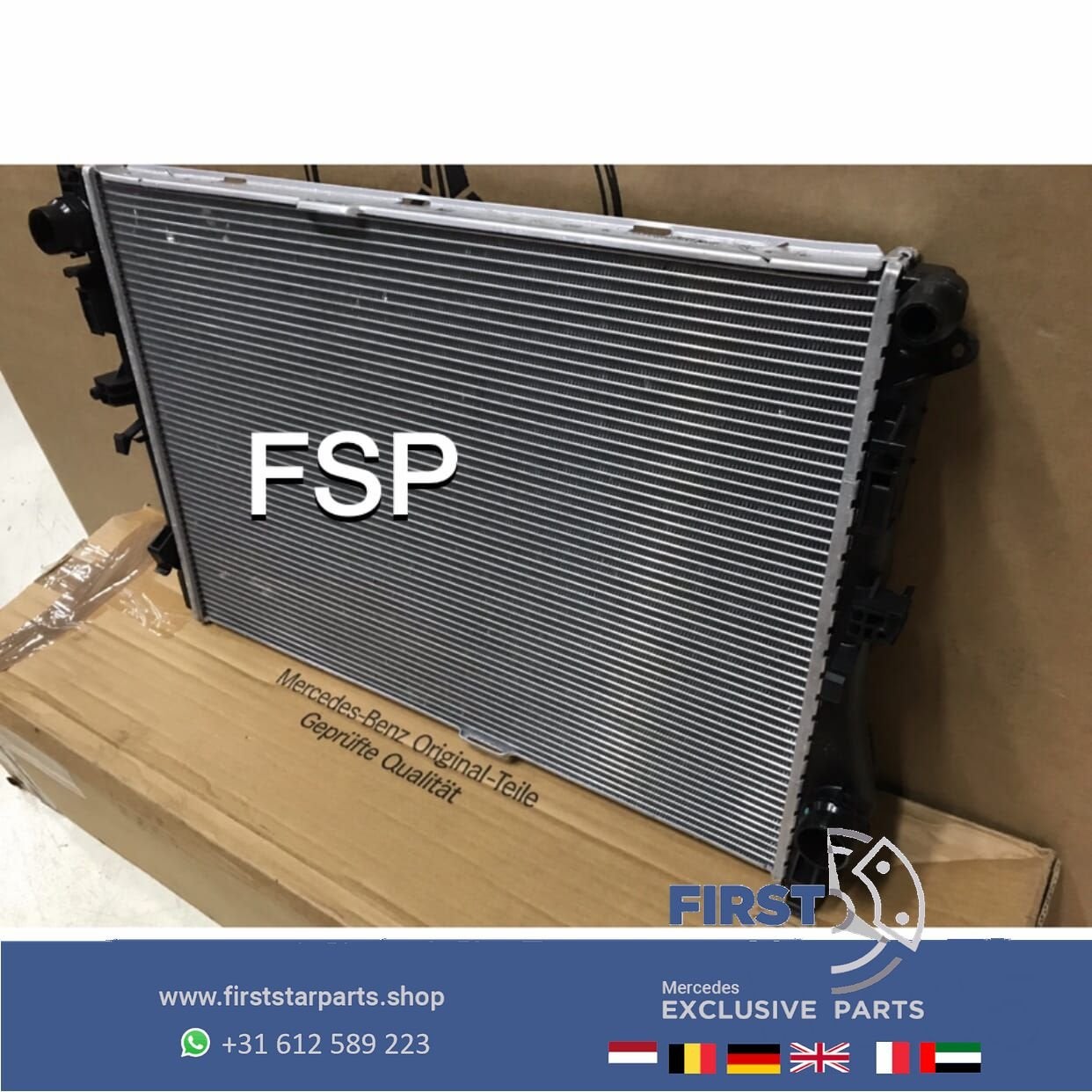 Mercedes 2020 koeler radiator W205 W253 W213 C GLC E Klasse, Utilisé, -, -, Enlèvement ou Envoi