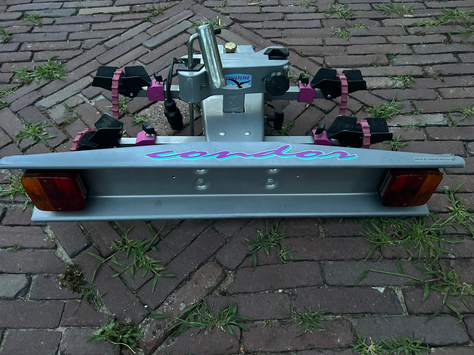 Fietsendrager Spinder Condor, Auto diversen, Fietsendragers, Ophalen, 2 fietsen, Gebruikt, Trekhaakdrager
