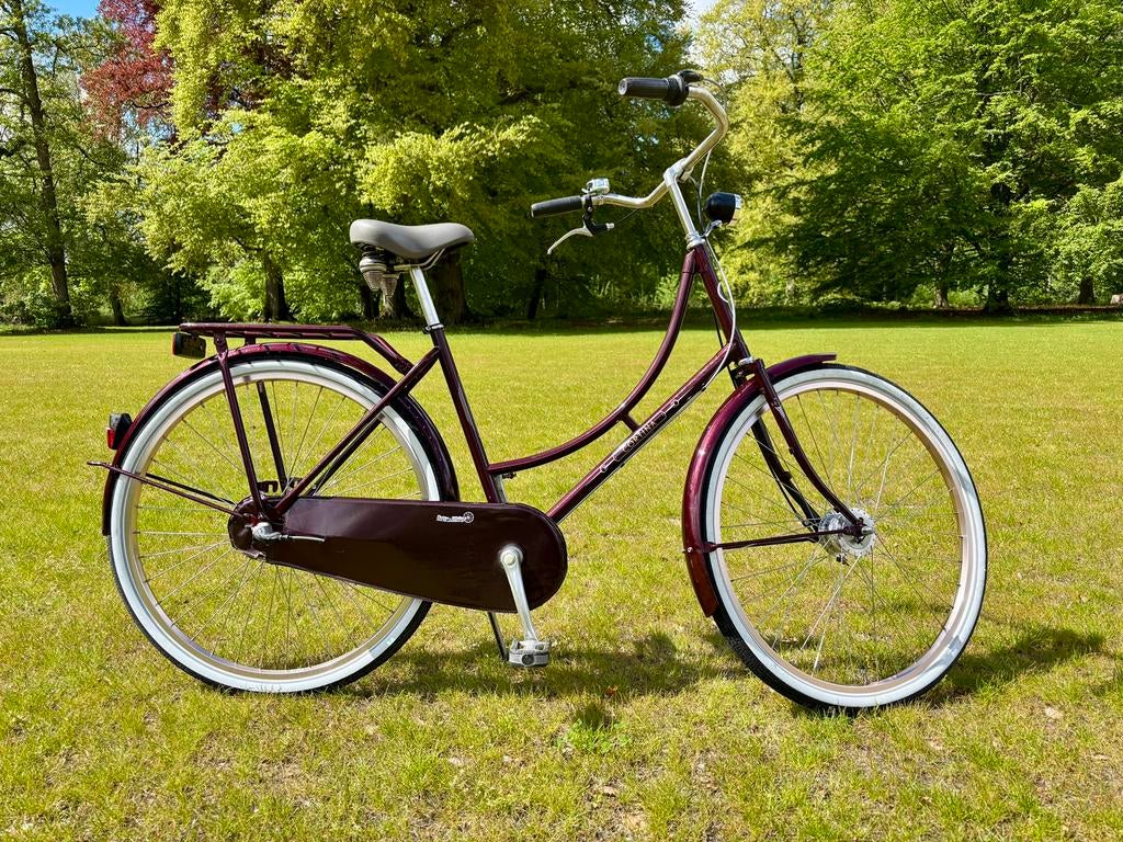 Cortina Soul damesfiets | Bordeauxrood | Rijklaar, 53 tot 56 cm, Ophalen, Zo goed als nieuw, Versnellingen